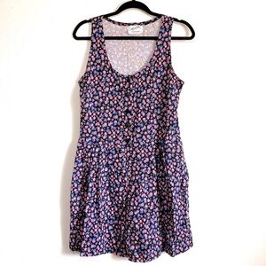 Earthquake Of San Francisco Vintage Floral Print Romper